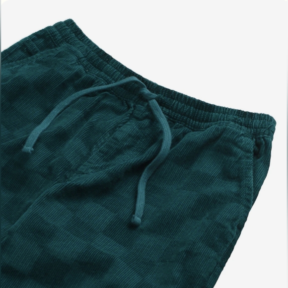 Vans Teal Checkerboard Corduroy Pants - Picture 2 of 3